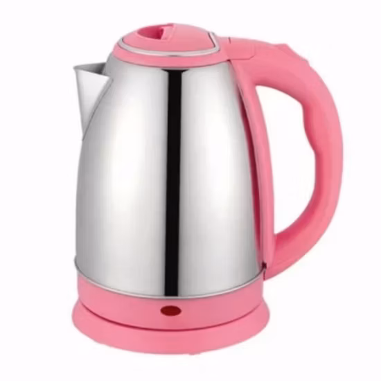 Caldera eléctrica polaca del agua de los electrodomésticos 201/304 Ss del acero inoxidable 1.2L/1.5L/1.8L del espejo